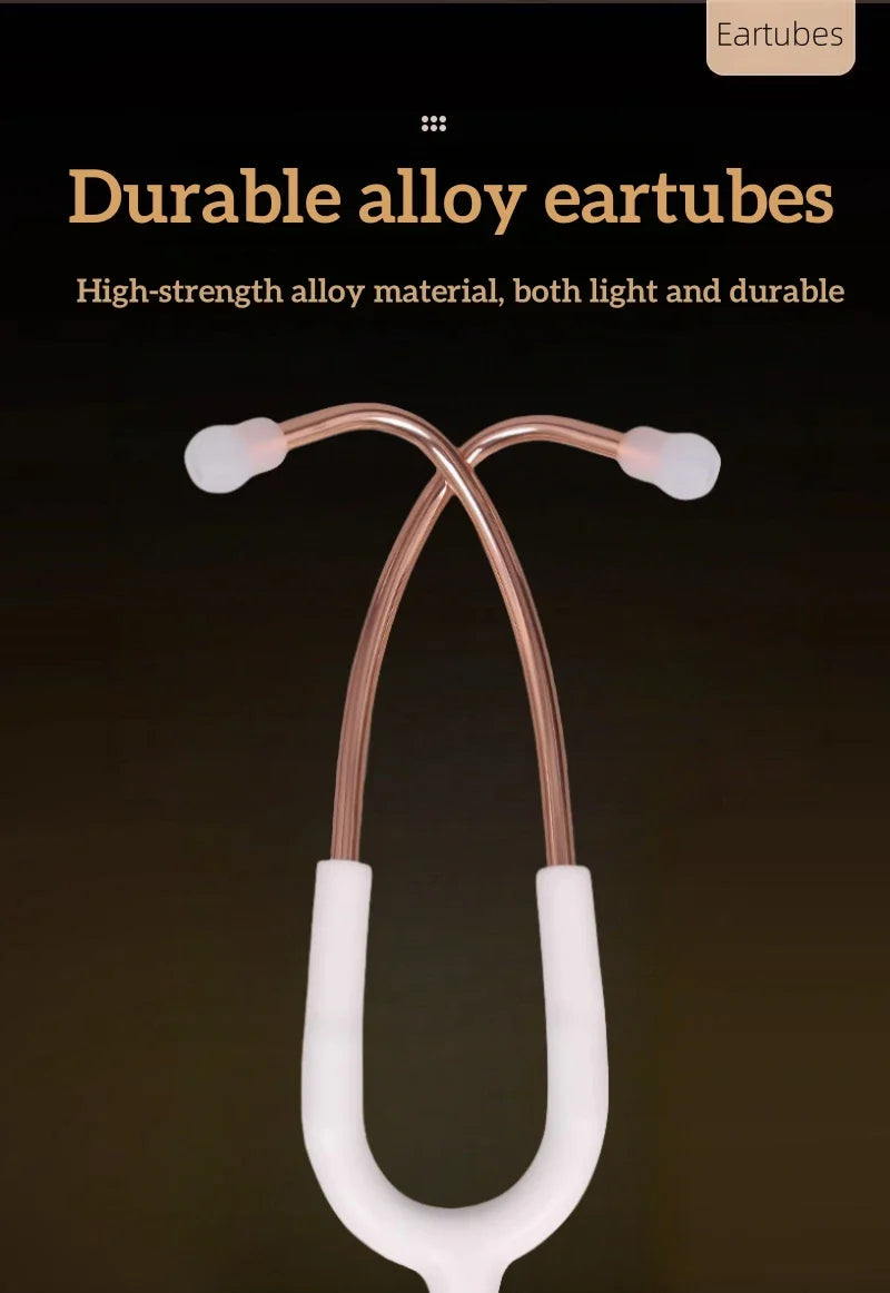 Professional Double-Sided Stethoscope — Medical Cardiology Stethoscope for Doctors and Nurses, Portable Medical Equipment