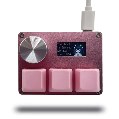 SayoDevice Rapid Trigger RGB Magnetic Switch Keyboard with Volume Knob – Gaming Macropad for O3C, DJMAX, SDVX & Productivity Shortcuts