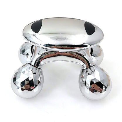 4D Solar Microcurrent Roller Massager — Face Lifting, Tightening & Body Slimming Anti-Cellulite Beauty Device