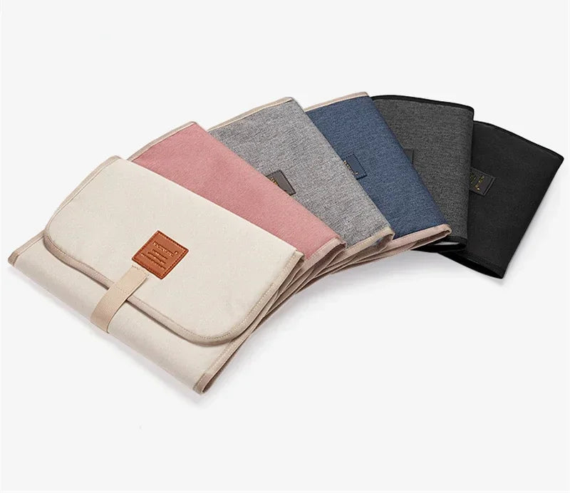 Waterproof Baby Diaper Changing Mat – Portable Foldable Play Mat, Washable Compact Travel Nappy Mat