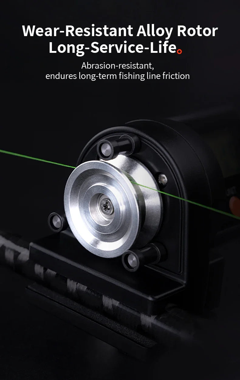 CHILENT 999.9M Digital Fishing Line Counter – ABS Night Display, Fishing Accessories (Battery Not Included)