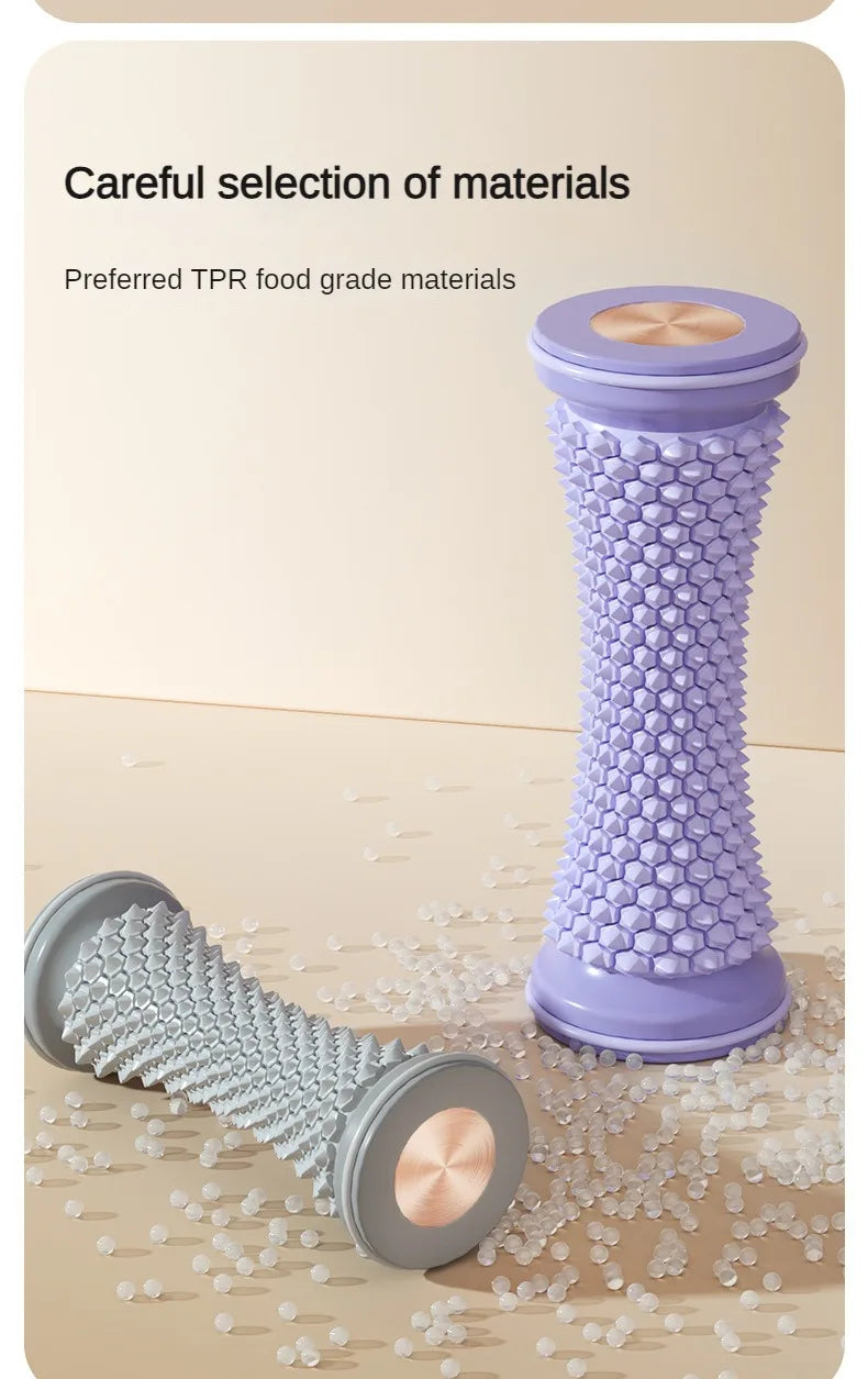 Foot Massage Roller & Yoga Massage Ball – Plantar Fascia & Muscle Relaxation Manual Foot Massager