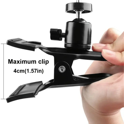 Miwayer Guitar Head Clip — Mobile Phone & Action Camera Holder Stand for Live Broadcast