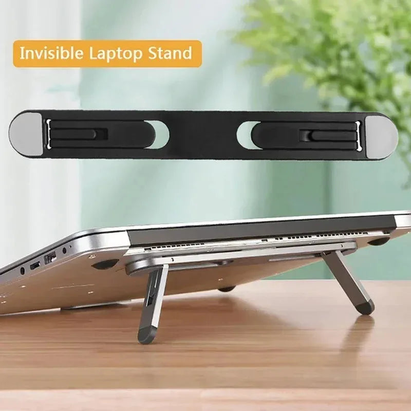 Universal Laptop Riser Stand – Adjustable Cooling Bracket for MacBook, Lenovo, Samsung & Notebook Computers