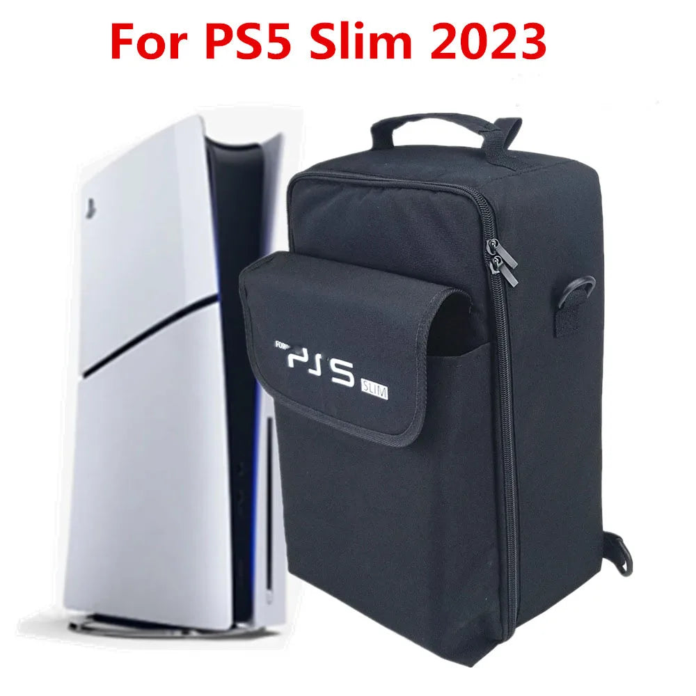 PS5 Slim Travel Carrying Case – Storage Bag, Handbag & Backpack for PlayStation 5 Slim Console & Accessories