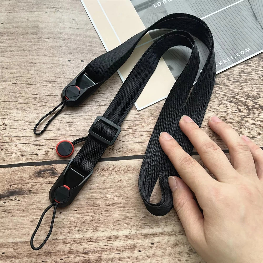 Universal Adjustable SLR Camera Shoulder Strap – Dual Camera Connection Straps for Sony, Canon, Nikon, Fuji & Panasonic DSLR Cameras