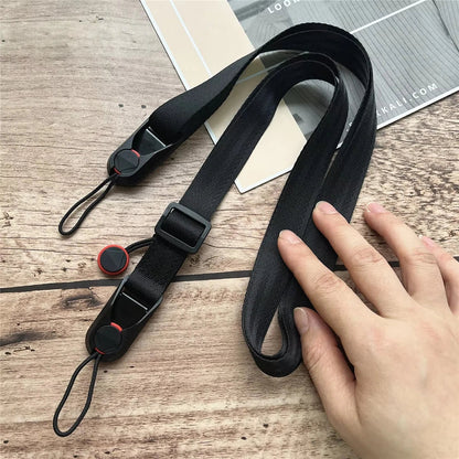 Universal Adjustable SLR Camera Shoulder Strap – Dual Camera Connection Straps for Sony, Canon, Nikon, Fuji & Panasonic DSLR Cameras