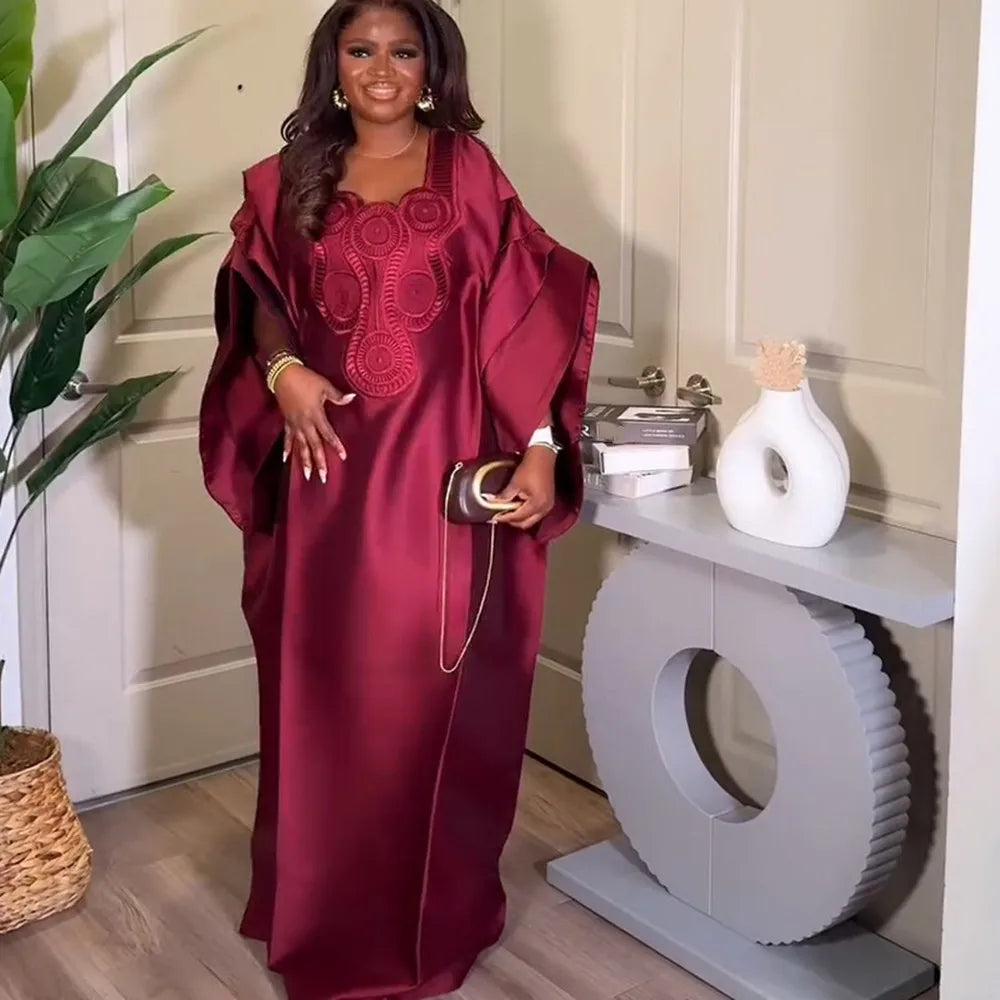 African Dresses for Women - Traditional Dashiki Ankara Gown, Abaya, Kaftan Maxi Long Dress