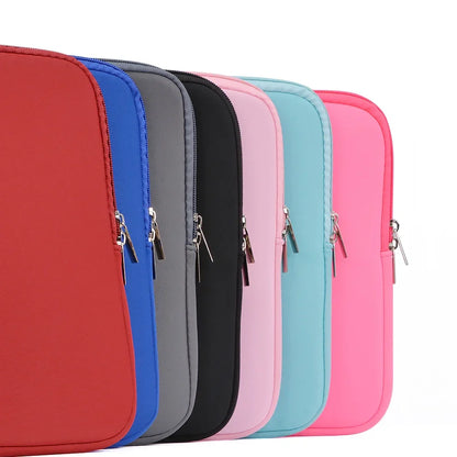 Soft Cotton Laptop Sleeve — Protective Notebook & Tablet Bag Case for 11"-15.6" MacBook, Xiaomi, Huawei, HP, Dell