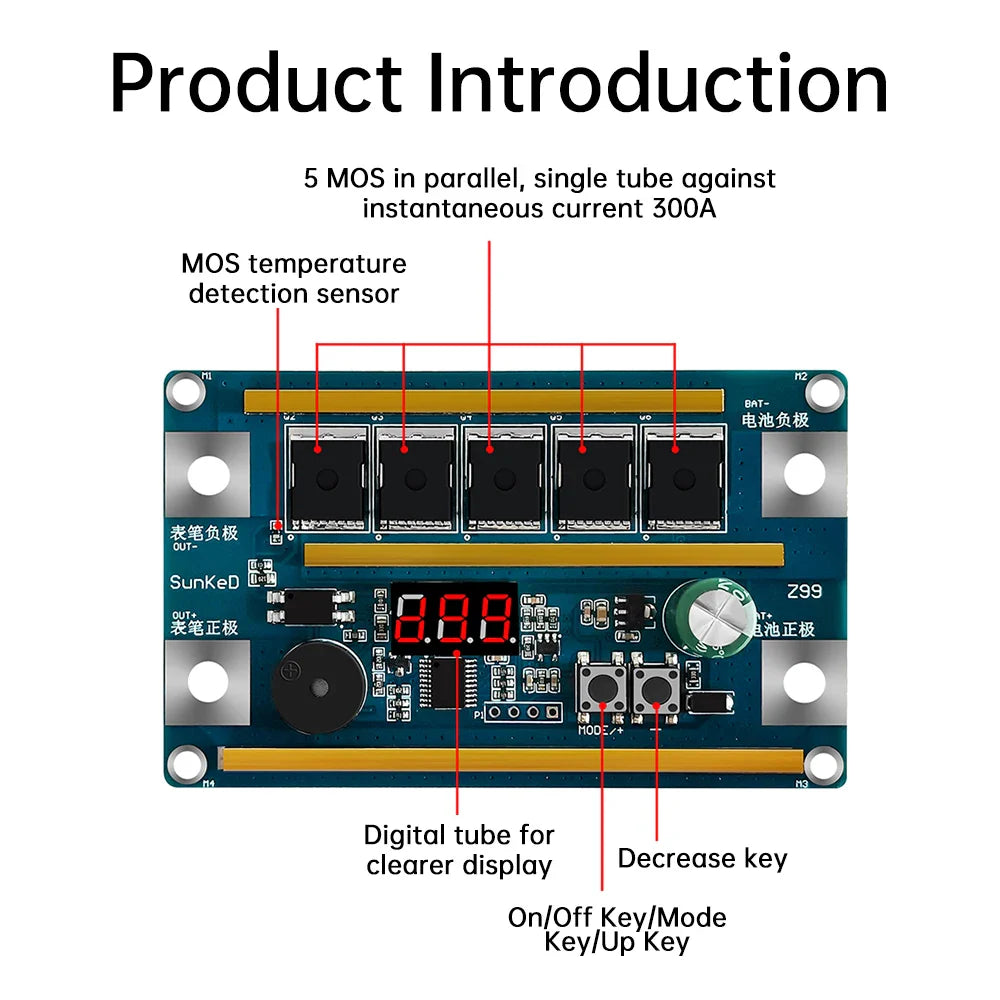 12V Spot Welder for 18650 Lithium Batteries – Portable PCB Circuit Board Soldering Machine DIY Kit
