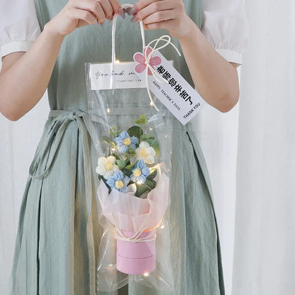 Graduation Bouquet 2025 – Crochet & Knitted Artificial Flowers for Wedding, Valentine’s & Special Occasion Gifts