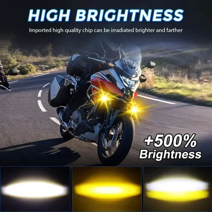 200W LED Motorcycle Spotlight – Fog & Auxiliary Headlights for Off-Road, UTV, Truck, 12V/24V