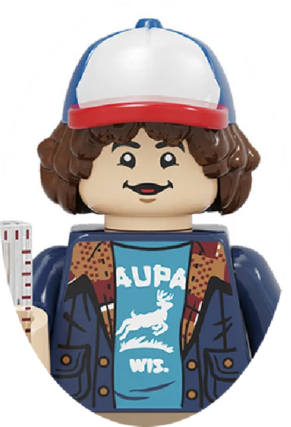 The Terrible Movie Upside-Down Model Building Block Set – Dustin, Mike, Lucas & Eleven Action Figures Toy for Kids