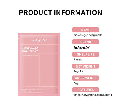 Bio-Collagen Deep Hydrating Hydrogel Mask – Overnight Collagen Mask for Firming & Pore Minimizing