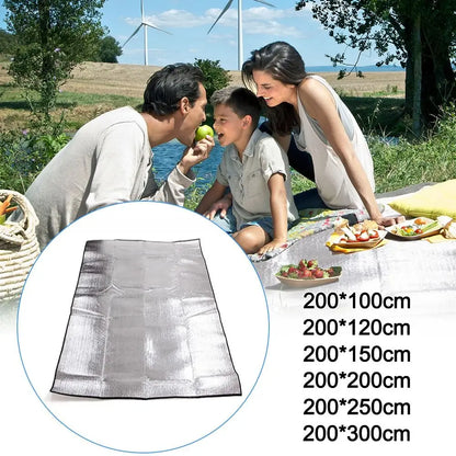 Thermal Camping Sleeping Mat - Ultralight Waterproof Insulated Foam Foil Pad for Outdoor Hiking & Tents