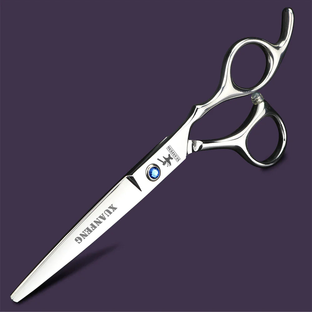 XUANFENG 6-Inch Barber Scissors Set – Japanese 440C Steel Hair Cutting & Thinning Shears