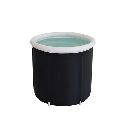 MAYZANEN Portable Collapsible Ice Bath Tub - Large Inflatable Cold Plunge Therapy Bucket for Adults, Outdoor Use