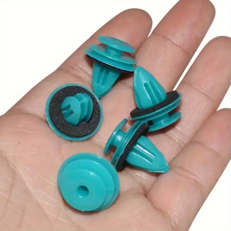 Auto Door Panel Clips with Seal Rings - Car Fastener Rivet Retainers for Interior & Bumper Repair