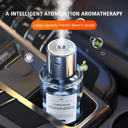 Intelligent Car Mounted Fragrance Spray Perfume | Essential Oil Diffuser & Humidifier | Portable Car & Bedside Fragrance Accessories