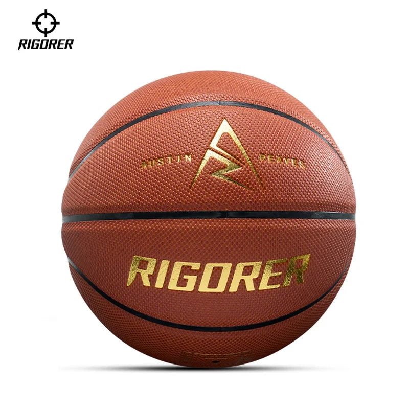 Rigorer Size 7 Basketball - Austin Reaves Signature PU Moisture-Absorbent Training Ball