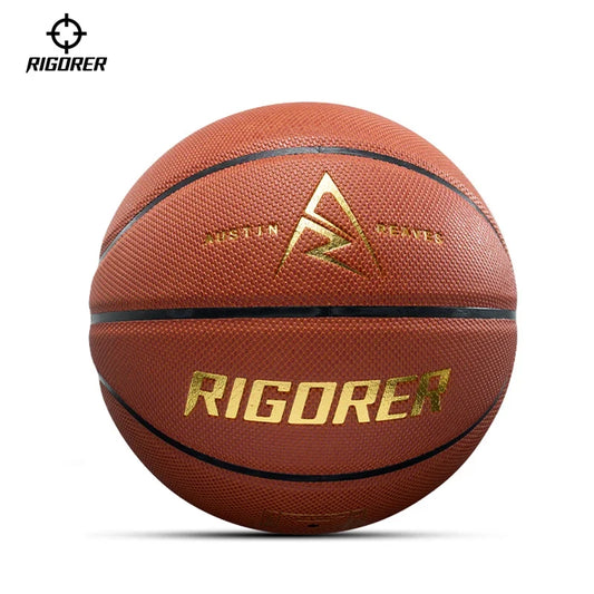 Rigorer Size 7 Basketball - Austin Reaves Signature PU Moisture-Absorbent Training Ball