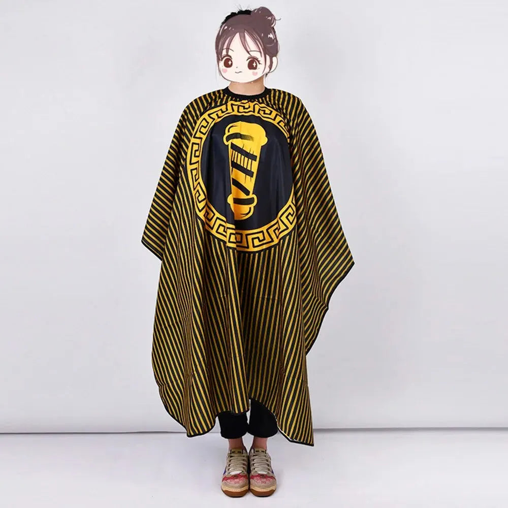 Salon Hairdressing Apron - Professional Hair Cutting Cape for Barbers, Styling Gown for Dyeing and Trimming