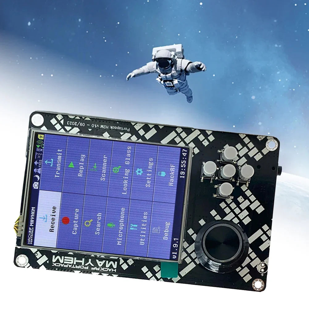 PortaPack H2M Signature Edition Portable SDR — 10.00MHz TCXO Analog GPS Radio Receiver for HackRF