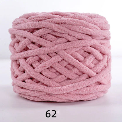 3PCS 300g Soft Chenille Knitting Yarn – Thick Ice Strip Cotton Wool Yarn for DIY Handmade Blankets, Scarves & Craft Projects
