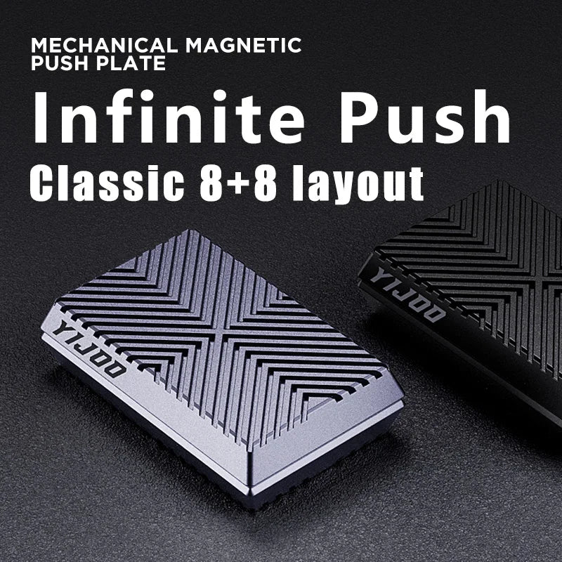 Newest Magnetic Cube Push Slider – Anti-Stress Metal Fidget Slider, DIY Decompression Desk Toy, EDC for Adults and Kids Gifts