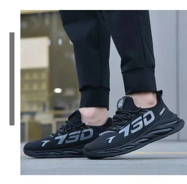 Men’s Casual Slip-On Sneakers – Lightweight Breathable Running, Walking, Training & Tennis Shoes