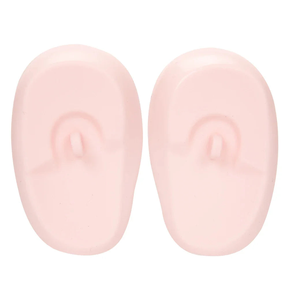Silicone Ear Covers - Waterproof Hairdressing Ear Caps, Earmuffs for Shower, Salon, Bathing & Spa Use