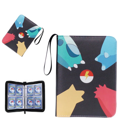 NEW Pokémon Card Album — 400pcs Binder Zipper PU Leather Storage Book for Anime Card Game Collection
