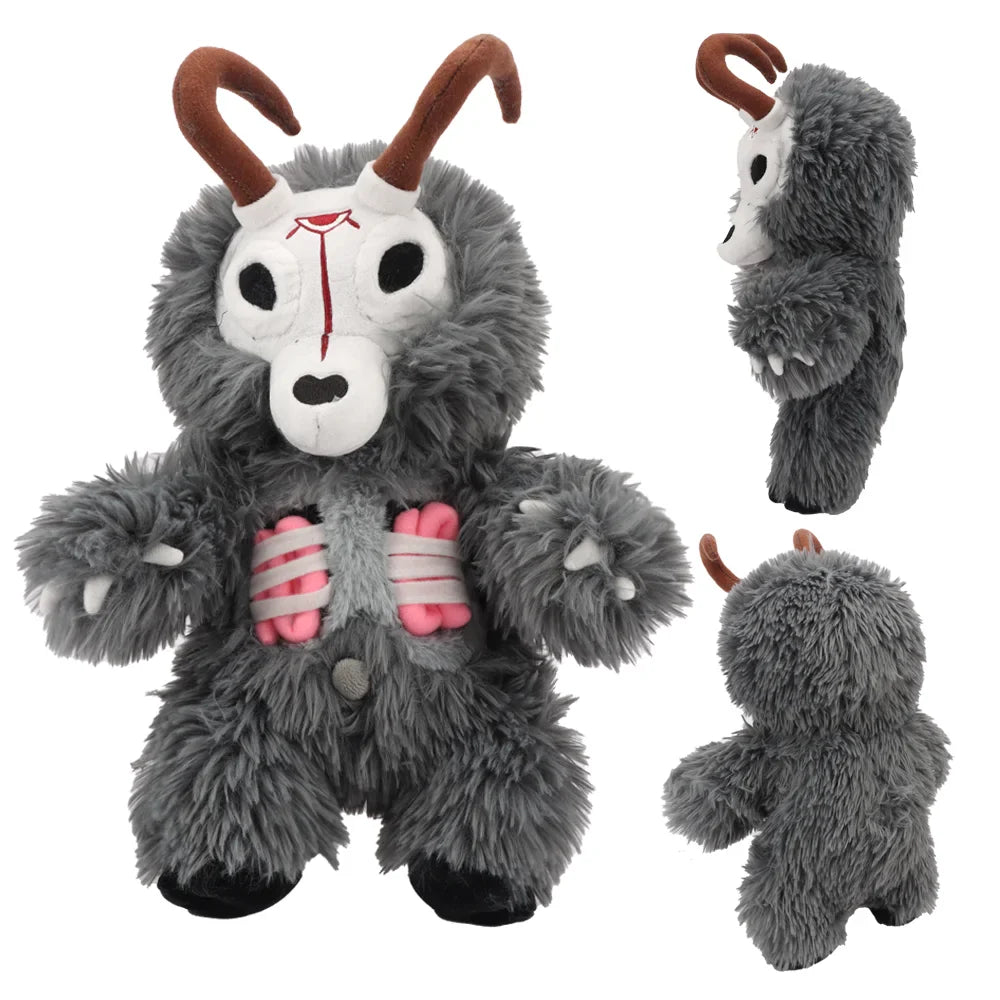 BIGEARDOG Kawaii Wendigo Zombie Deer Plush Toy — Stuffed Cartoon Wendigo, Birthday & Halloween Gift, Creative Room Decor