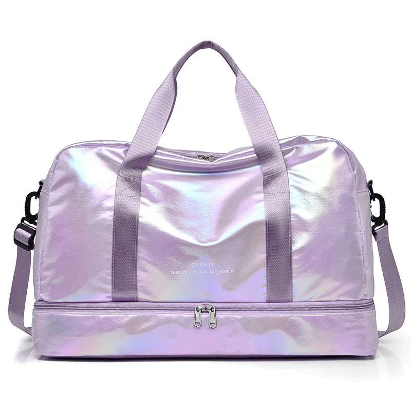 AOTTLA Women’s Travel Bag – Large Capacity Handbag & Shoulder Bag with Dry/Wet Separation for Sports, Fitness & Luggage