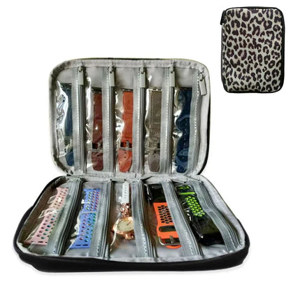 Waterproof Portable Watch Storage Box - Organizer for Men & Women, Smartwatch & Apple Watch Strap Holder