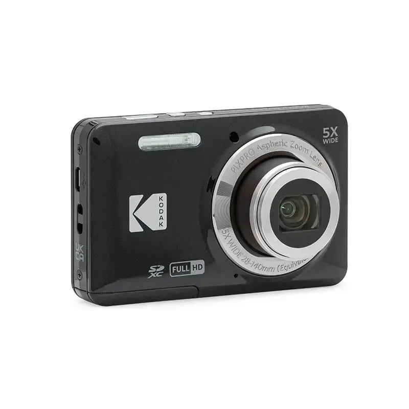 KODAK PIXPRO FZ55-RD 16MP Digital Camera – 5X Optical Zoom, 28mm Wide Angle, 1080P Full HD Video, 2.7" LCD Vlogging Camera