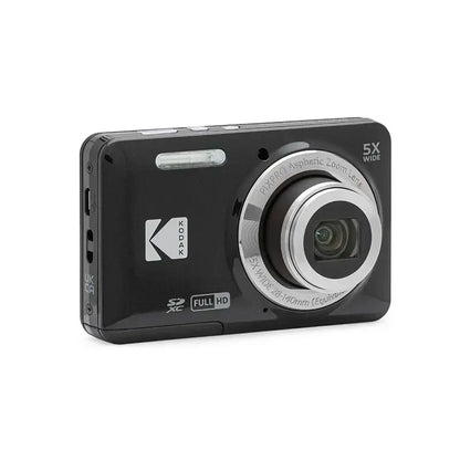 KODAK PIXPRO FZ55-RD 16MP Digital Camera – 5X Optical Zoom, 28mm Wide Angle, 1080P Full HD Video, 2.7" LCD Vlogging Camera