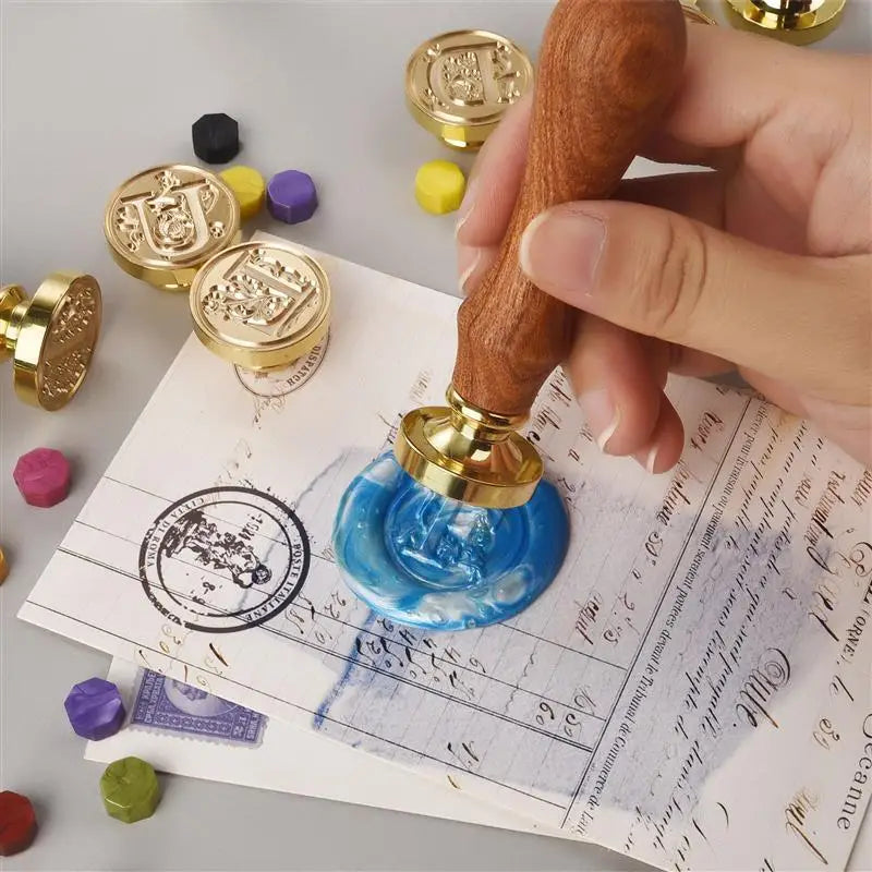 Custom Logo Wax Seal Stamp – Personalized Metal Stamps for Invitations, Gifts & Branding
