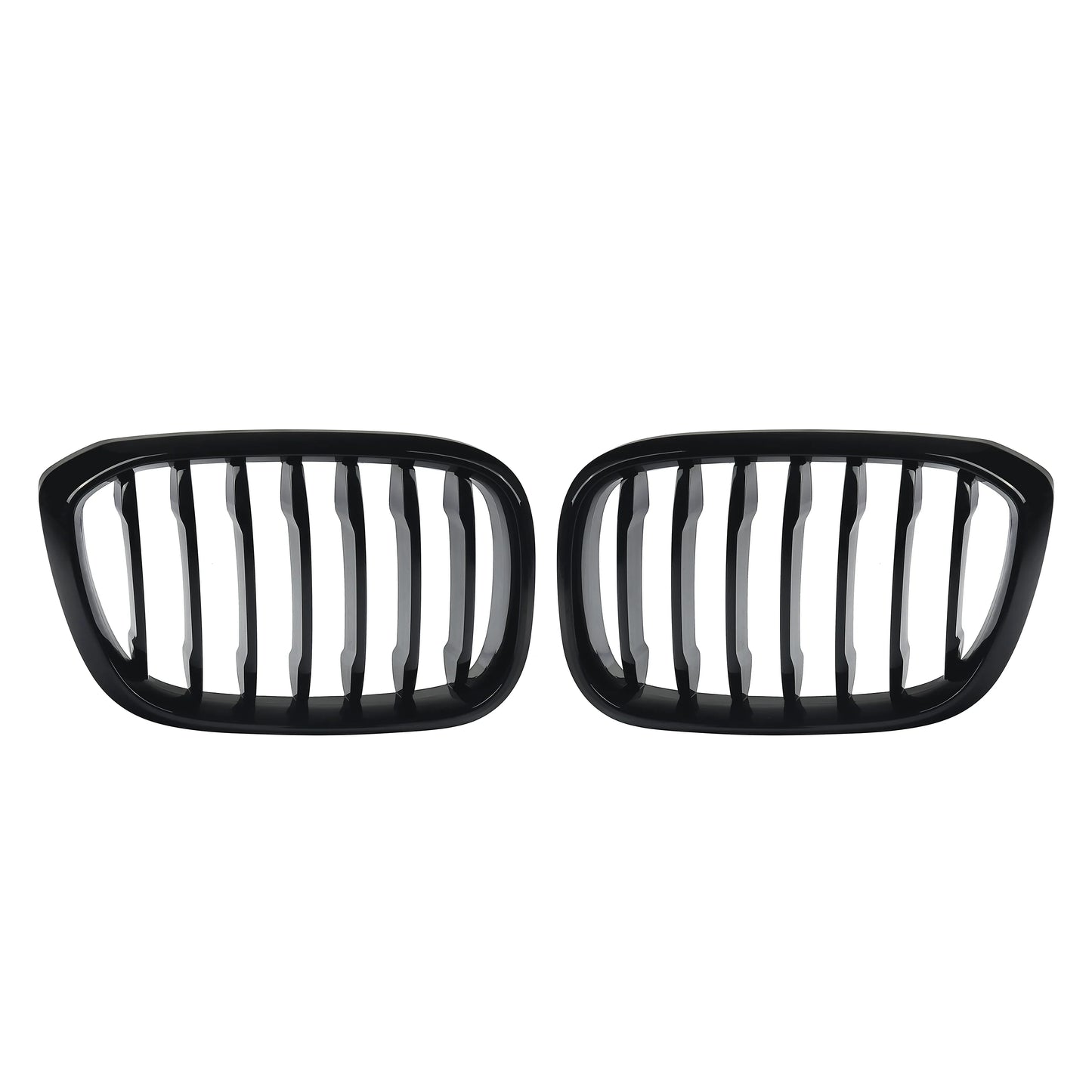 MagicKit Front Bumper Grill for BMW X3 X3M G01 & X4 G02 (2018-2020) — Gloss Black Single Slat Sport Style Replacement
