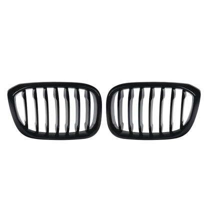MagicKit Front Bumper Grill for BMW X3 X3M G01 & X4 G02 (2018-2020) — Gloss Black Single Slat Sport Style Replacement