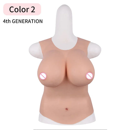 Eyung Silicone Fake Breasts – H Cup Crossdresser & Transgender Bodysuit Breastplate
