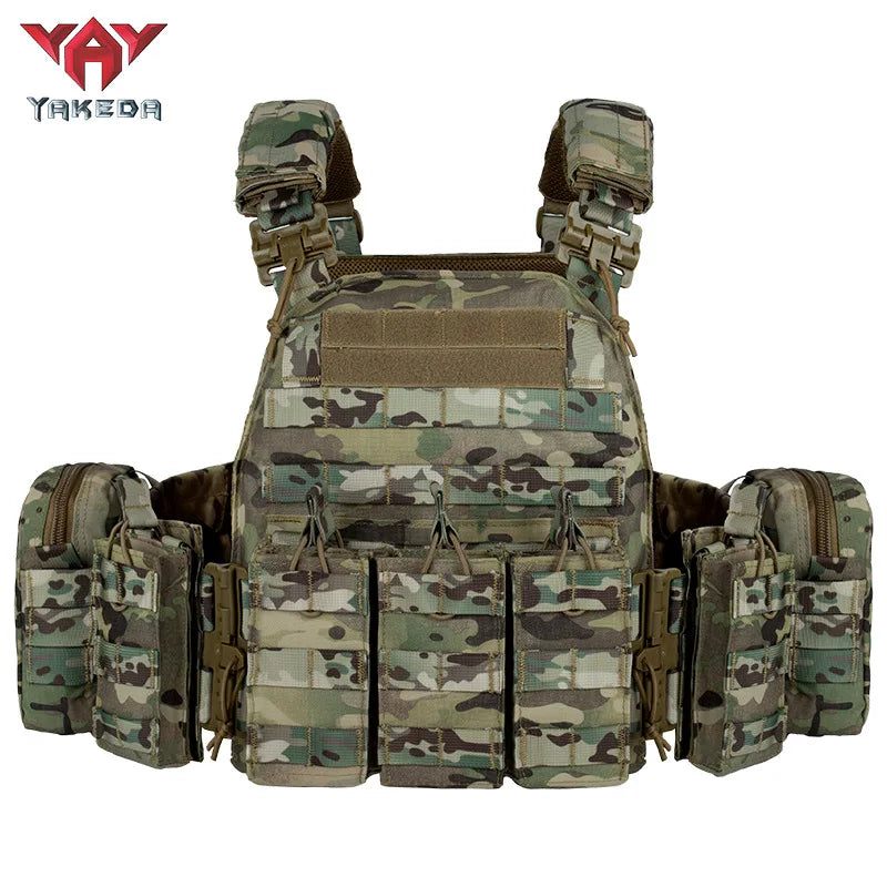 YAKEDA Quick-Disassembly Training Vest – Detachable, Expandable, Comfortable, Breathable, Wear & Tear-Resistant