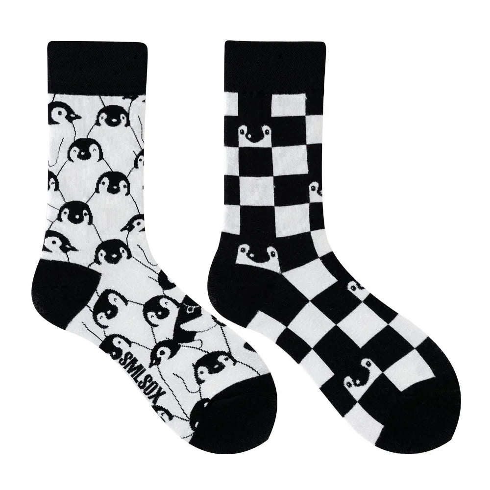Unisex AB Tide Animal Cotton Socks – Colorful Cat, Dog, Koala, Cow Crew Socks for Men & Women, Four Seasons Gift