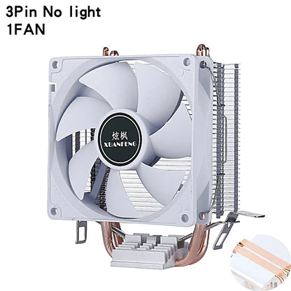 CPU Cooling Fan with Air-Cooled Radiator – Compatible with LGA2011, 115x, 1200, 1700 & AMD