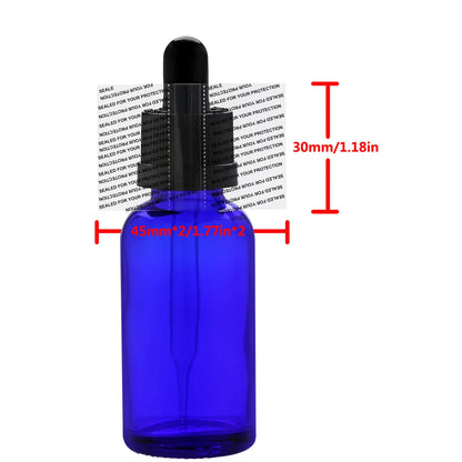 500PCS Shrink Bands 45x30mm – Printed & Clear Perforated Heat Shrink Wrap for Bottle Caps, Fits 3/4" to 1" Diameter