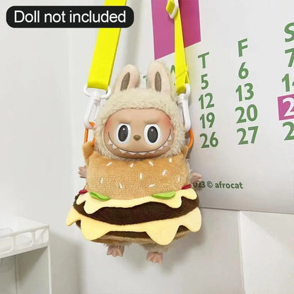 17cm Mini Plush Doll Clothes – Outfit Accessories for Kpop EXO Labubu Idol Dolls, Sitting Party Clothing, DIY Gift