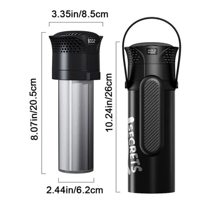 Rechargeable Insulin Refrigerated Cup - Portable Medicine Cooler with LCD Digital Display