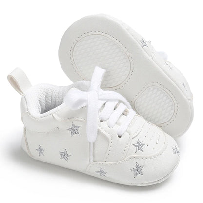 Baby Girl Soft Sole Prewalker Shoes - Cute Infant First Walker Sneakers for 0–18 Months