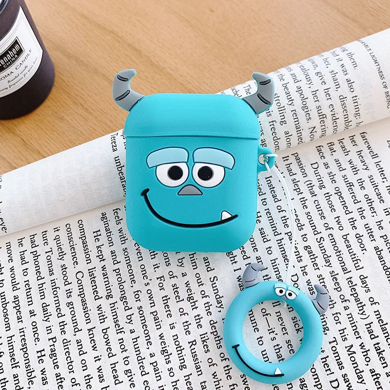 3D Cartoon Silicone Case for AirPods 1/2/3 & Pro 2 — Protective Wireless Earphone Charging Cover