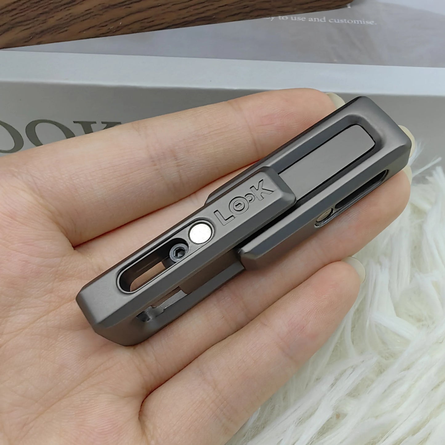 Xlock Magnetic Double Push Fidget Coin – EDC Decompression Toy for Anxiety & Stress Relief, Ideal Gift